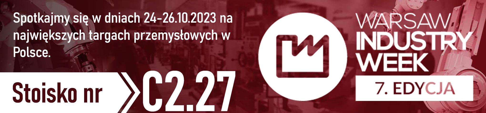 SIGMA S.A. na targach Warsaw Industry Week 2023 - zaproszenie